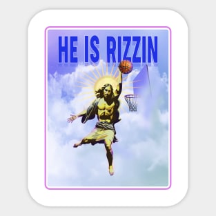 He is Rizzin Sticker